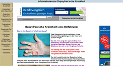Desktop Screenshot of dupuytren-patienteninfo.de